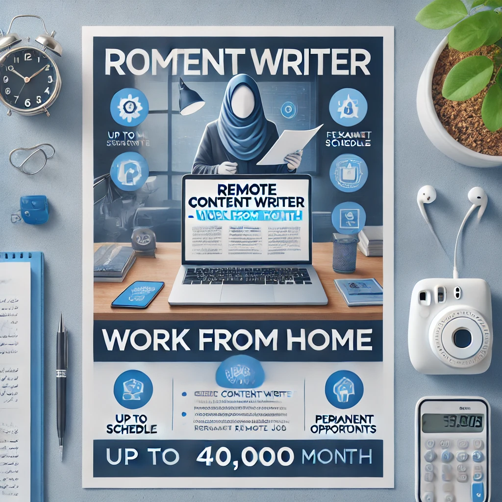 Remote Content Writer Job 2025.